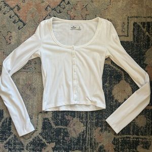 white long sleeve top. size xs